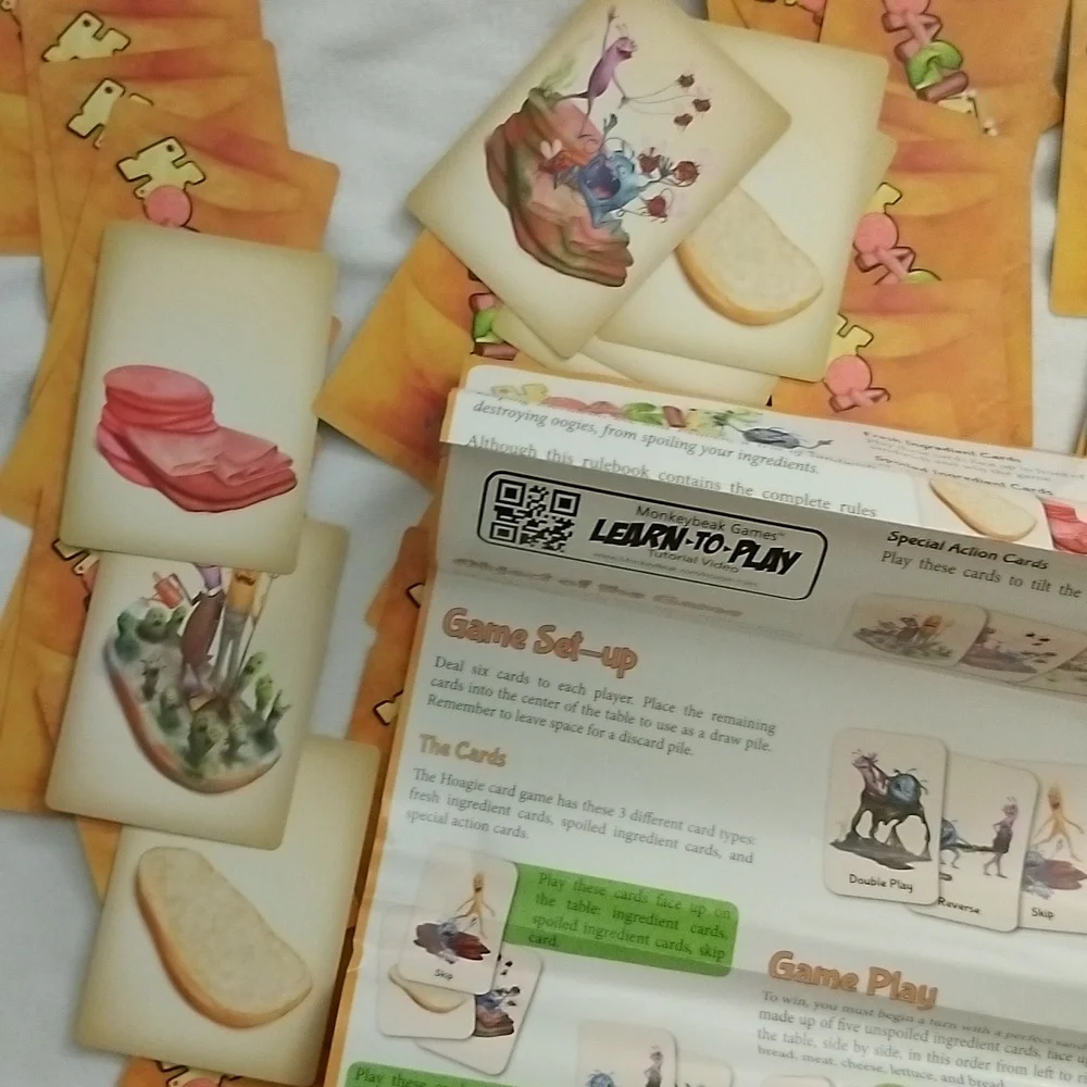 Hoagie A Goofy Kitchen Adventure Build A Sandwich Card Game COMPLETE - Picture 8 of 17